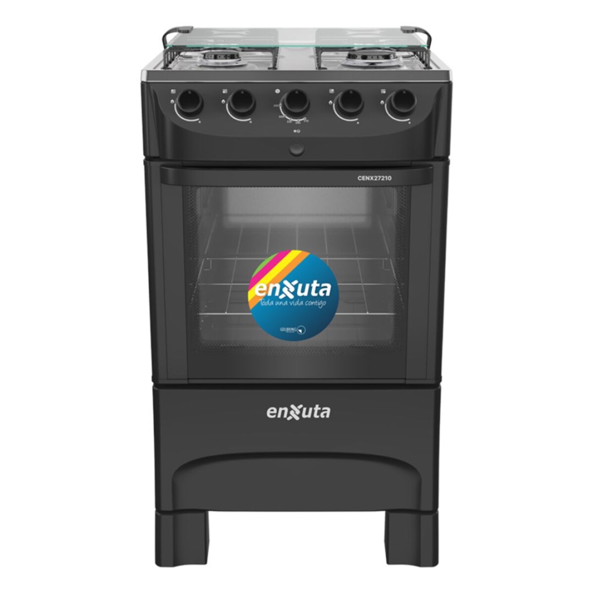 Cocina Multigas CENX27210 Enxuta Negra 