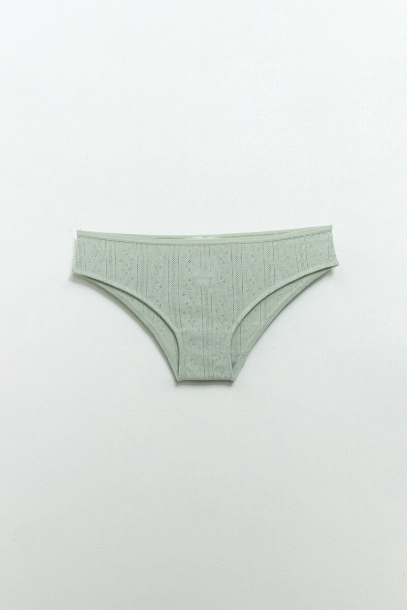Bombacha pointelle Verde