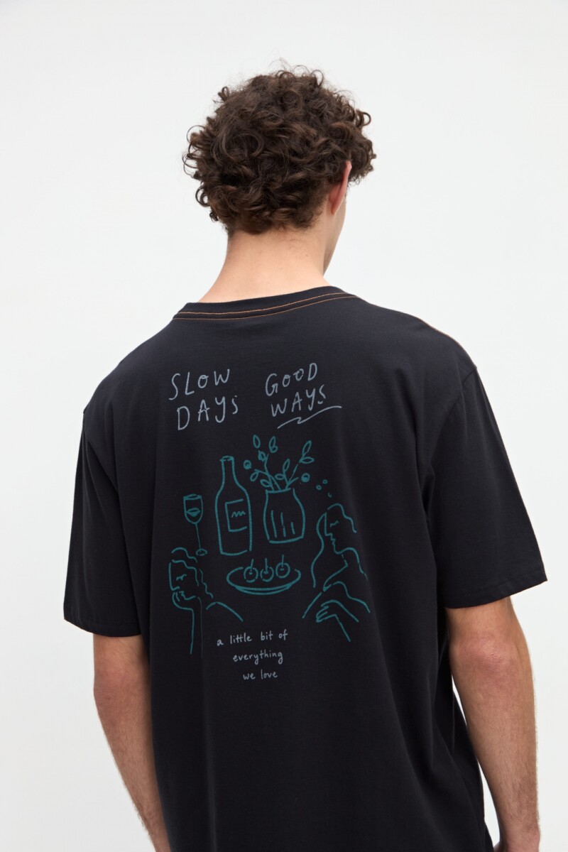 Remera Esben - Negro 