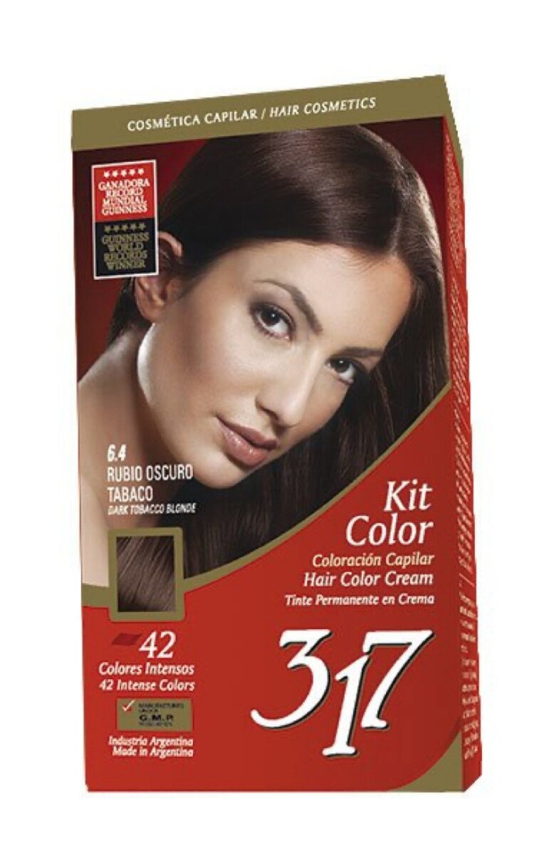 Tinta Kit 317 Varios Colores - Rubio Oscuro Tabaco 6,4 