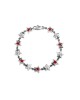 TwoJeys Pulsera Red Enameled Stars Plata TwoJeys Pulsera Red Enameled Stars Plata