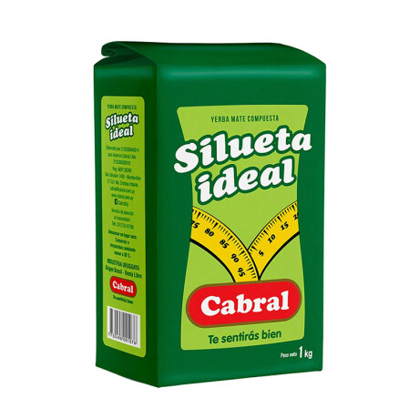 Yerba Silueta Ideal CABRAL 1Kg Yerba Silueta Ideal CABRAL 1Kg