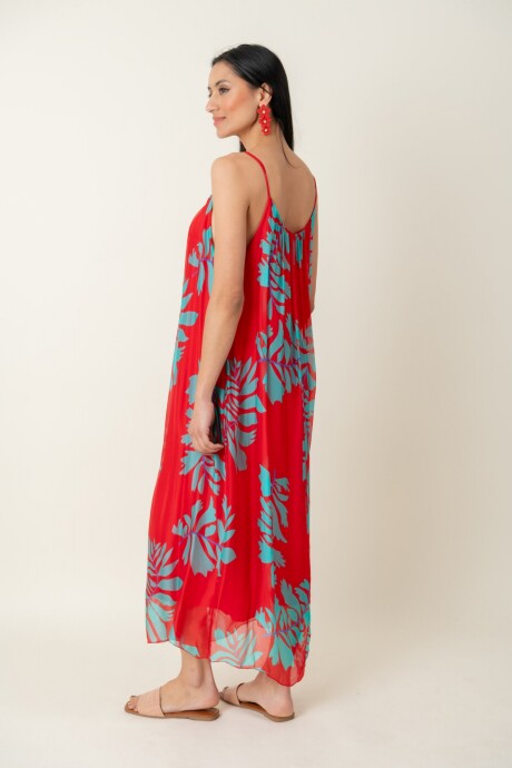 VESTIDO AZAFRAN Rojo