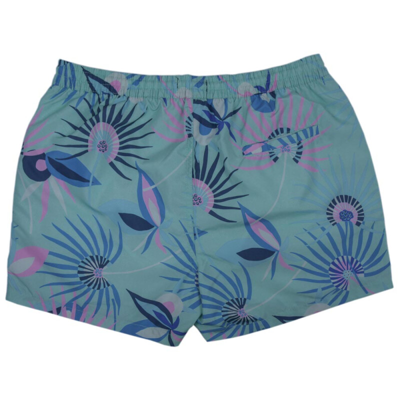 N+ Short COOL LEAVES COMBO Verde Agua-rosado