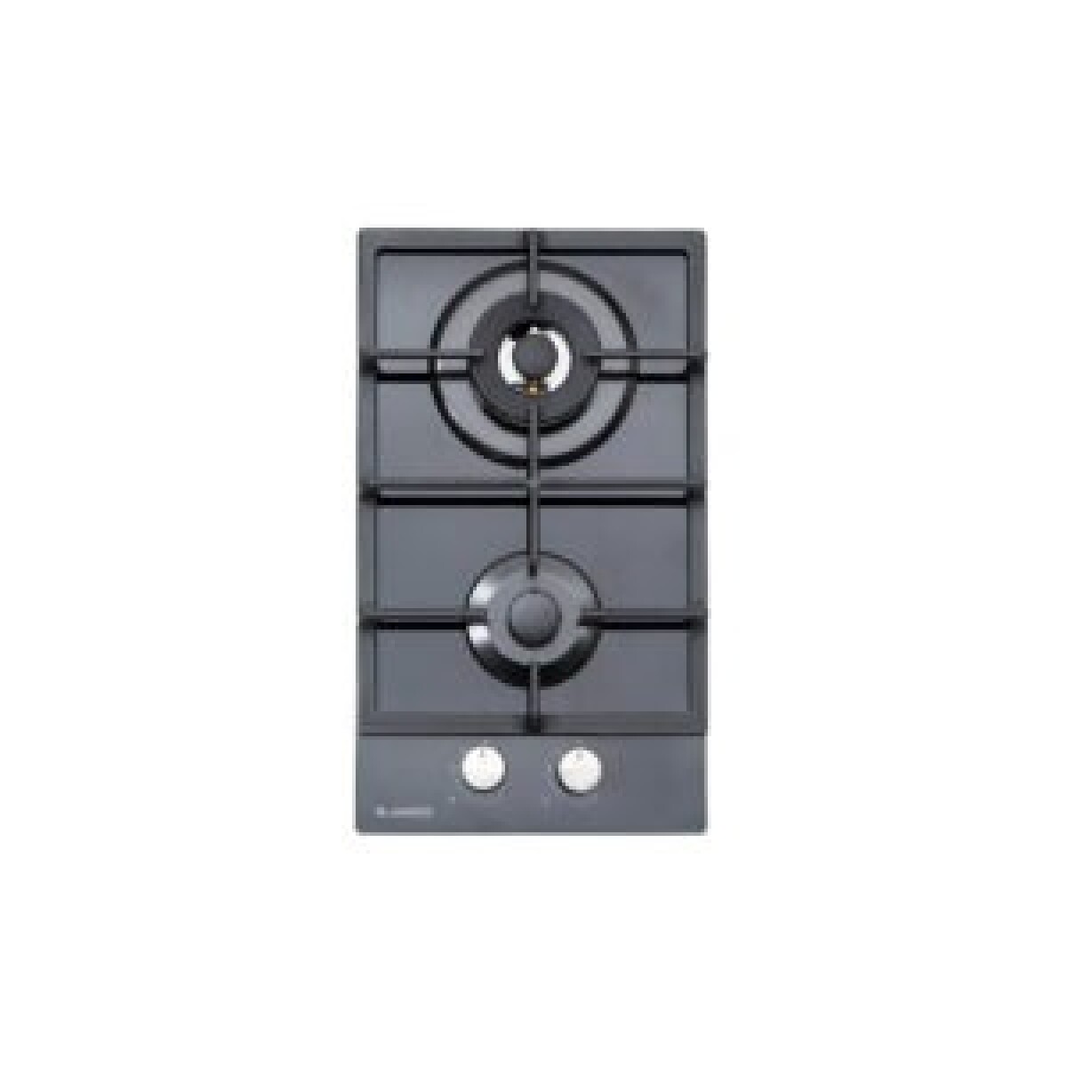 Anafe JAMES de empotrar a gas de vidrio negro - 2H AG VNT 