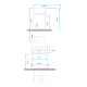 Griferia De Bidet Monocomando Cromo Aqualia Genova CROMO