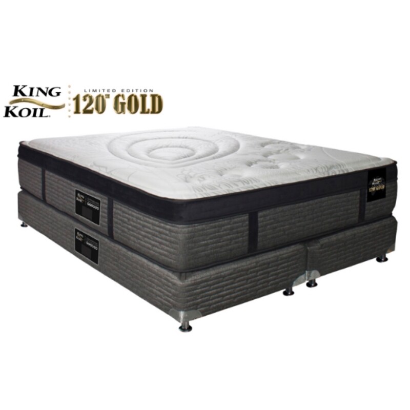 Conjunto King Koil Luxury Pocket Gold 1.60 X 2.00 Unica