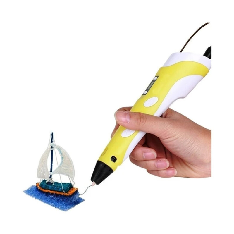 Lapicera Impresión 3D con Filamento Amarillo