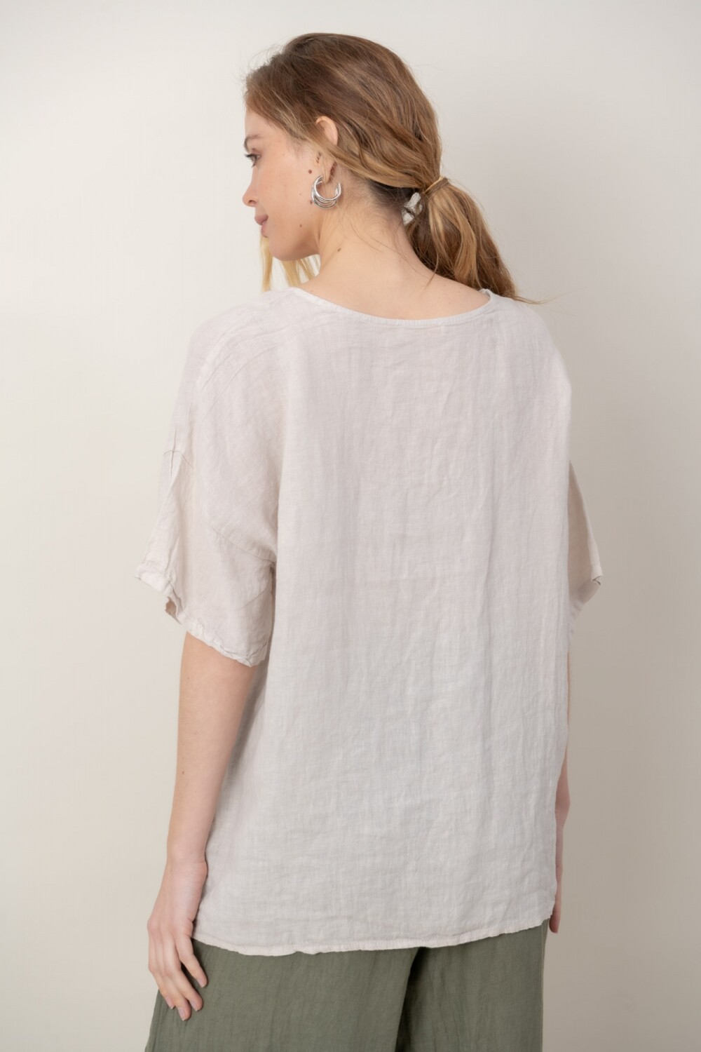 BLUSA ZEMYNA Beige