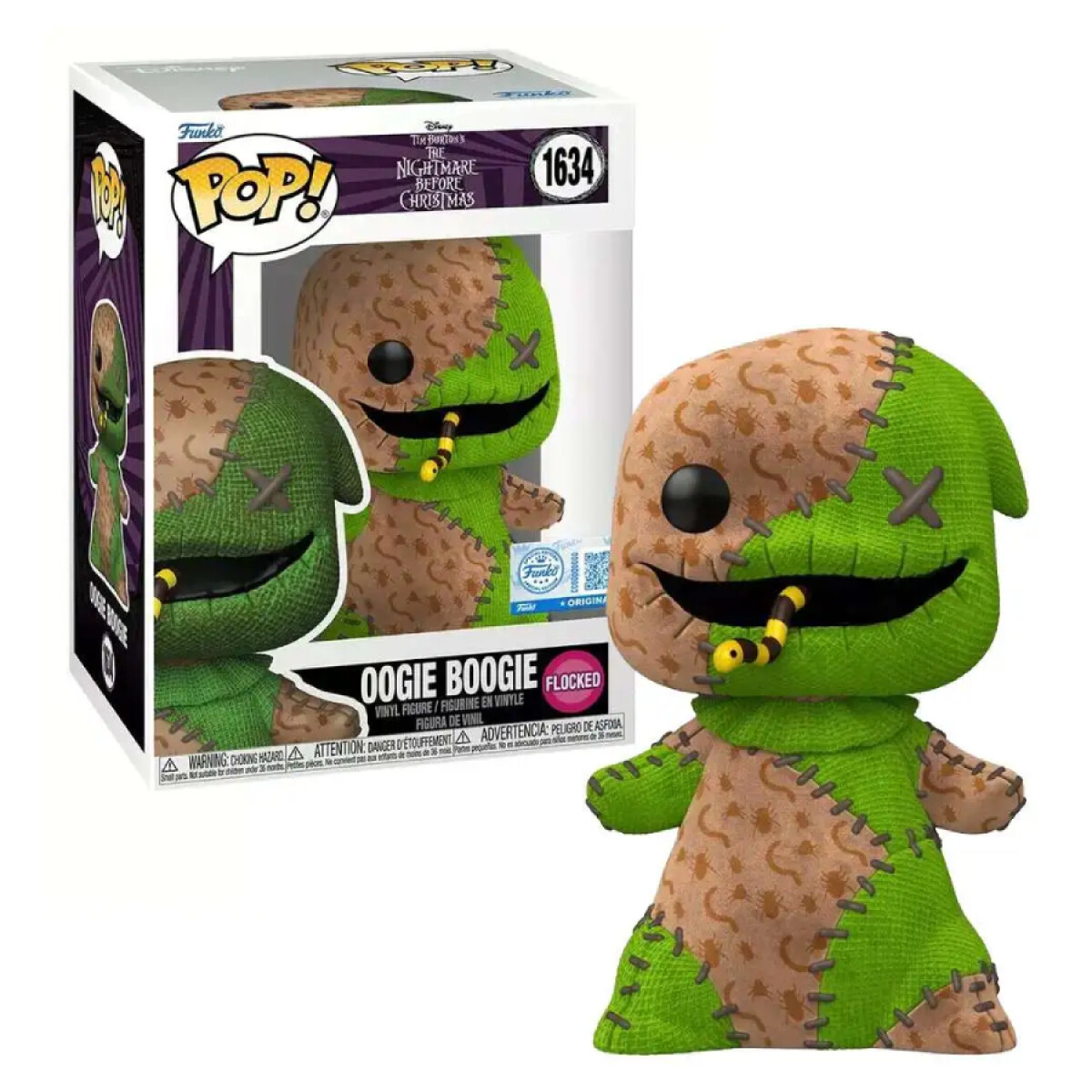 Oogie Boogie - The Nightmare Before Christmas (Flocked) - 1634 