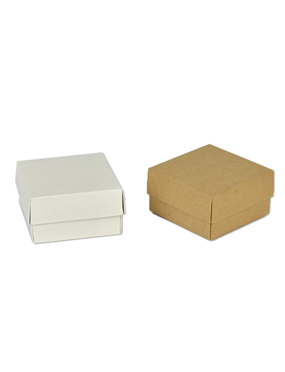 Caja eco 04 - 12x12x6 cm. - REVERSIBLE BLANCO - MADERA 