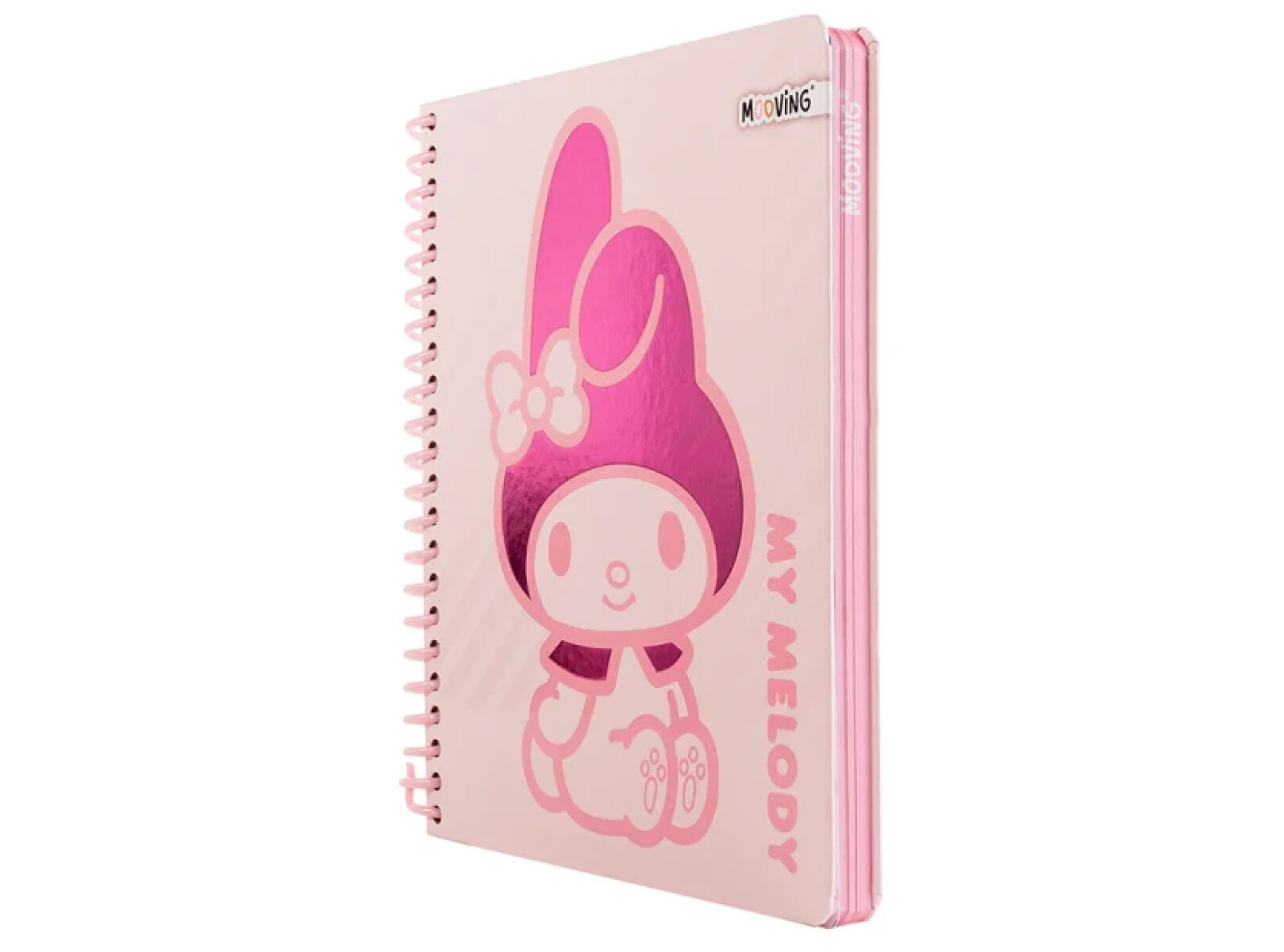 Cuaderno Mooving Premium 1/2 Oficio - My Melody holográfico 