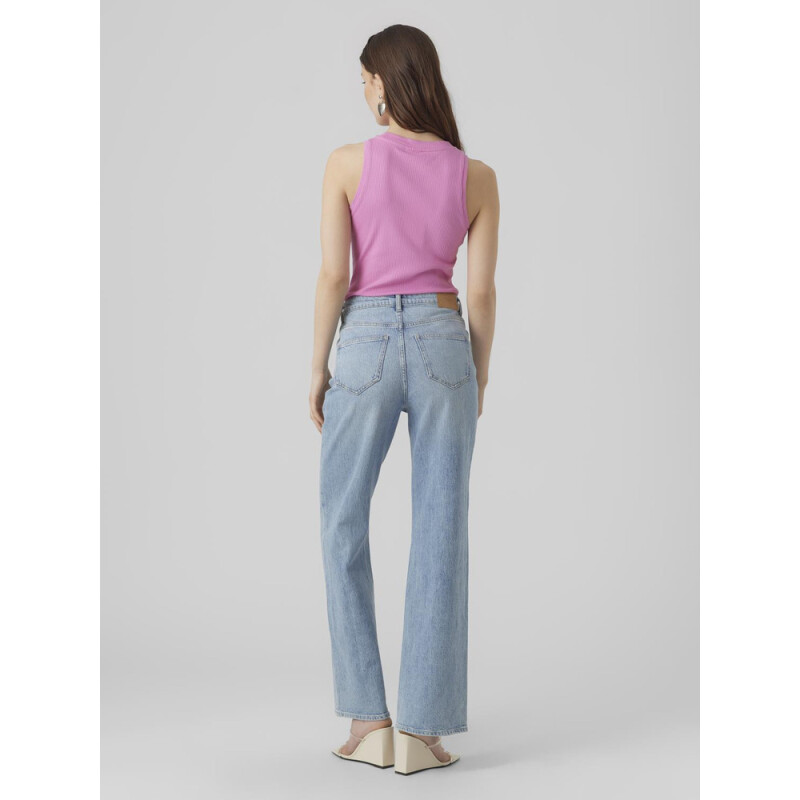 VMLAVENDER SL O-NECK TOP VMA NOOS Cyclamen