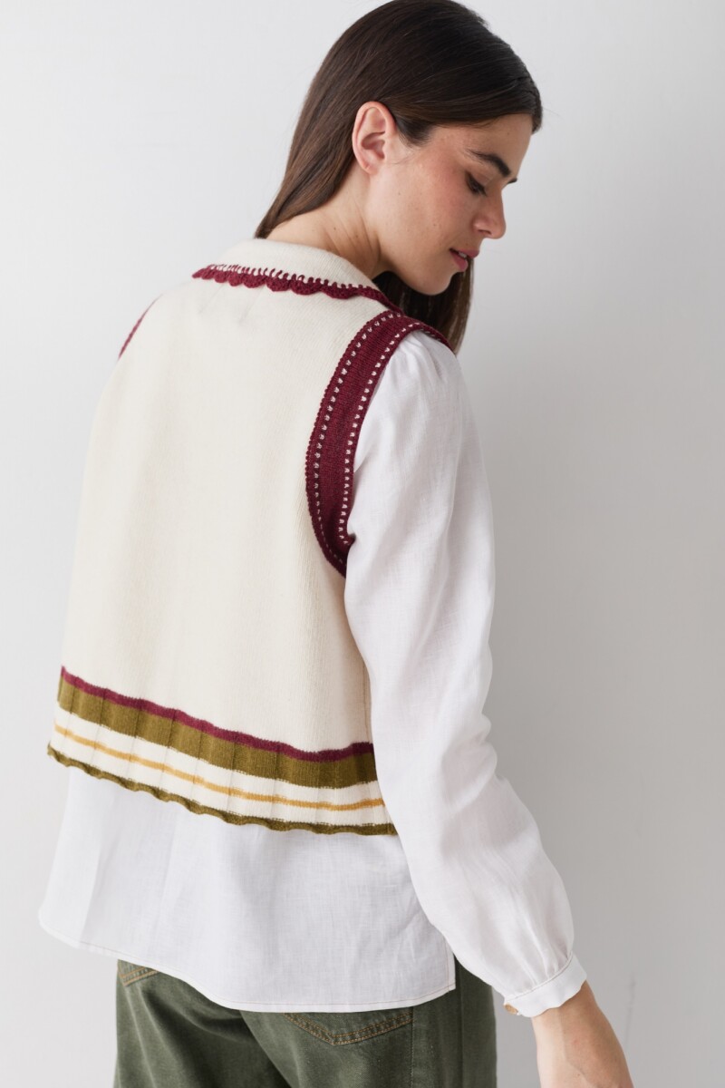 PRE VENTA CHALECO CUTIE Crudo