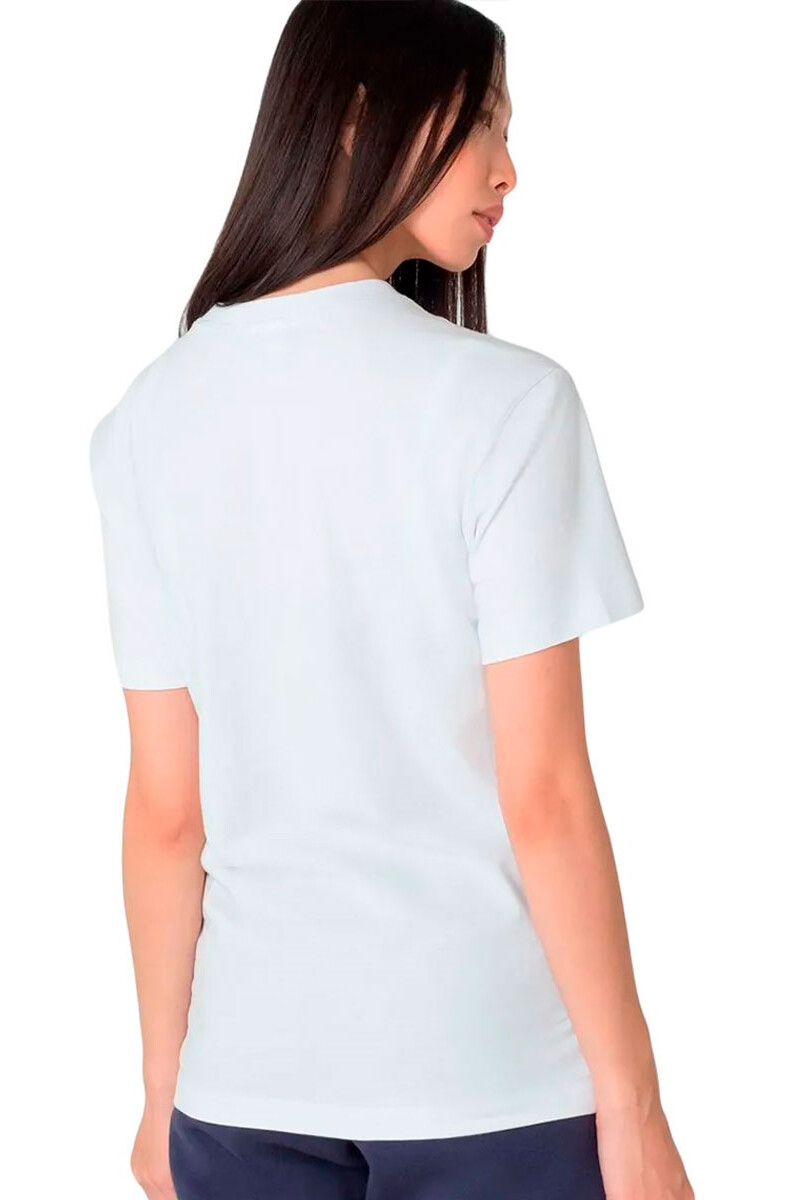 REMERA MUJER FILA LETTER OUTLINE Blanco