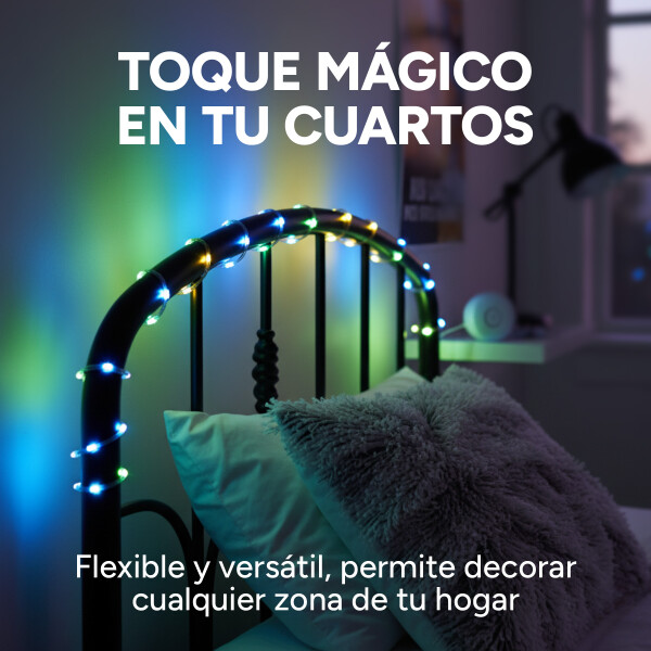 Cinta Tira Luz Led RGB Retráctil 5 Mts Bluetooth Recargable Color Blanco