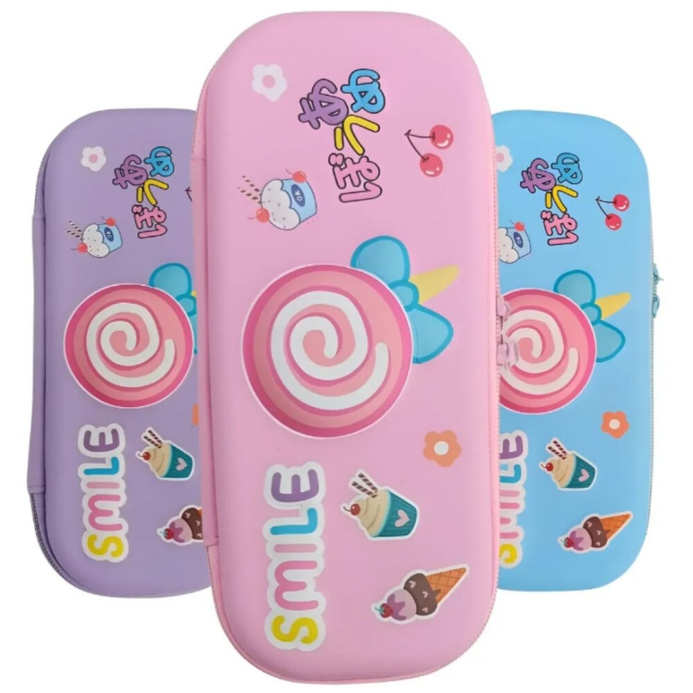 Cartuchera 3d Resistente Estampada 1 Piso Niña CANDY ROSA