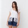 Cardigan Calado BLANCO