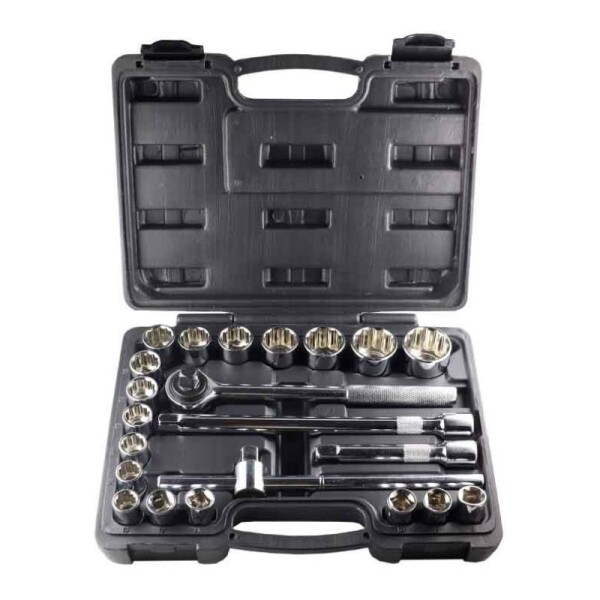 JUEGO BOCALLAVE DE ENCASTRE 1/2 22 PIEZAS CON ACCESORIOS GDX VALIJA HW-22CS122 JUEGO BOCALLAVE DE ENCASTRE 1/2 22 PIEZAS CON ACCESORIOS GDX VALIJA HW-22CS122