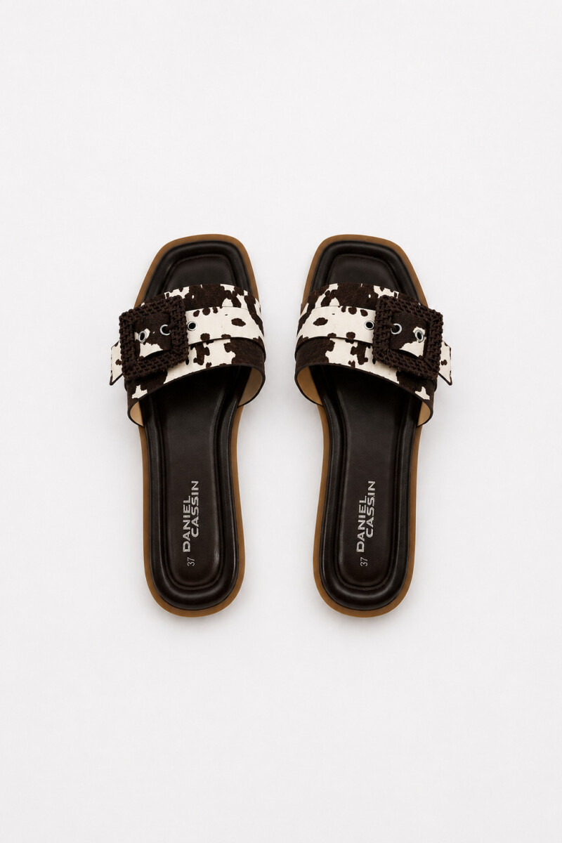 SANDALIA BOW Animal Print