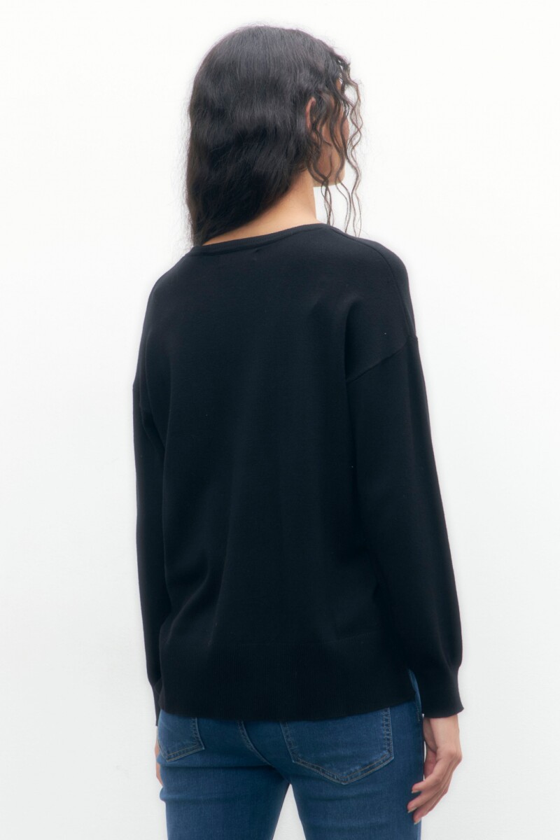 Sweater basico negro