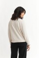 Sweater con corbatín CRUDO