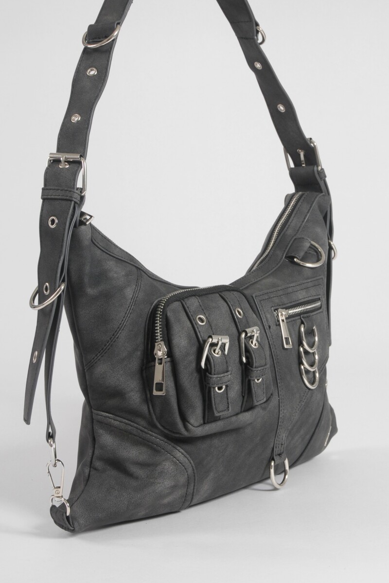 Hobo multicierres gris