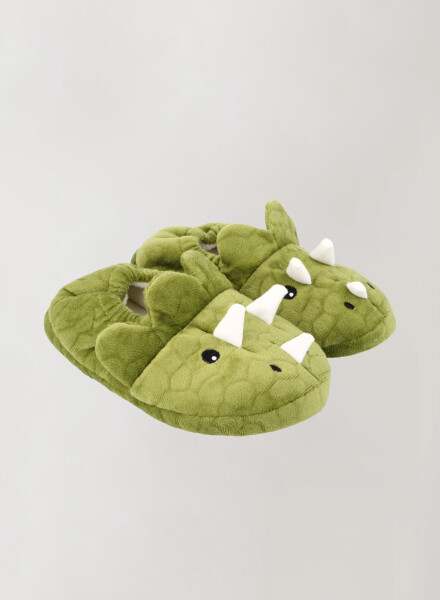 PANTUFLA DINOSAURIO GREEN