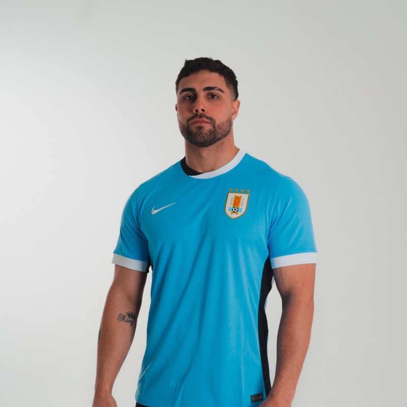 Remera Oficial Uruguay de Hombre Azul