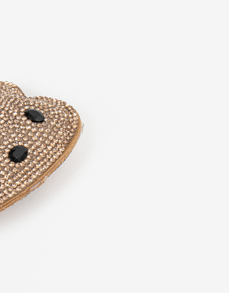 Llavero Strass Llavero Y Bag Charm Oso Strass - Combinacion Bicolor