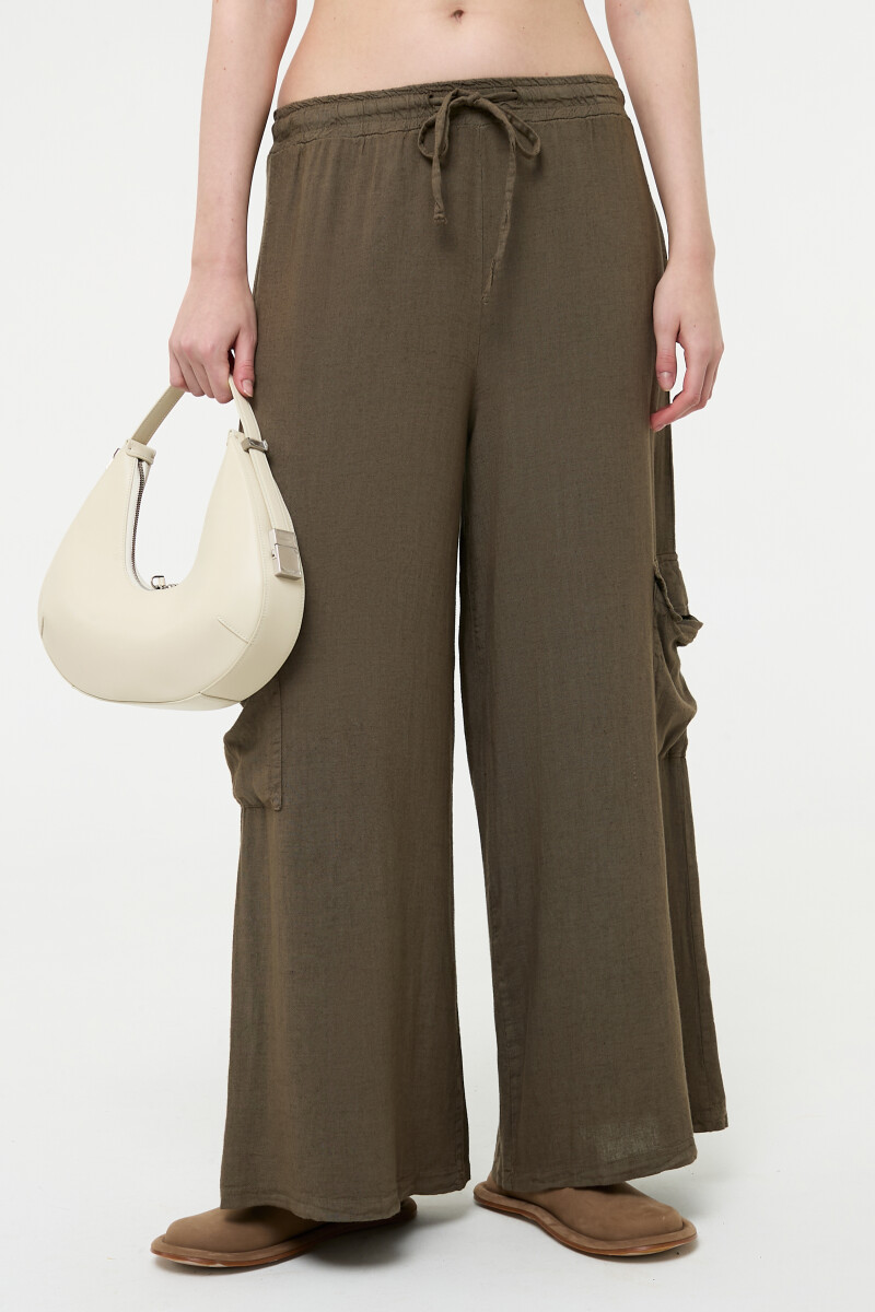 PANTALÓN CARGO Verde Militar