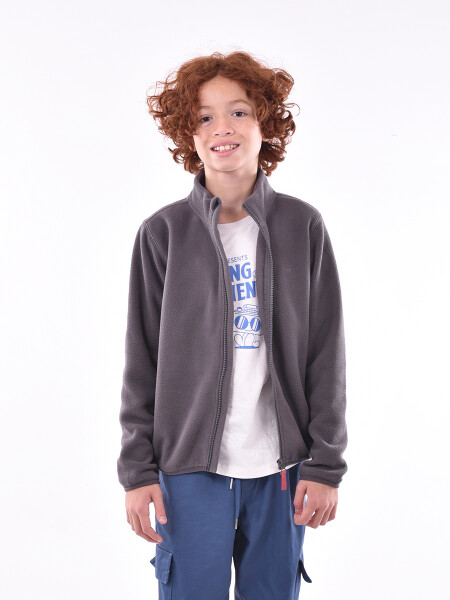 CAMPERA SIMO GRIS OSCURO