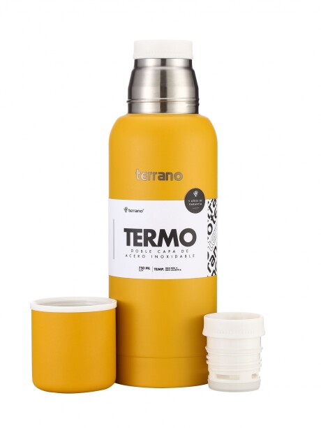Termo Premium Slim 750ML. Mostaza