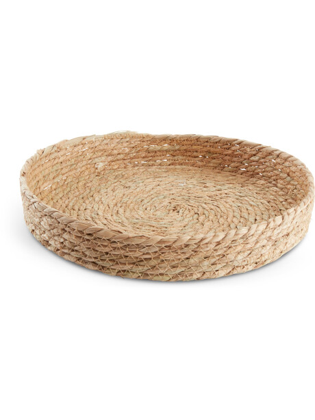 Bandeja deco JOAR Ø35xA5cm hierba marina Bandeja deco JOAR Ø35xA5cm hierba marina