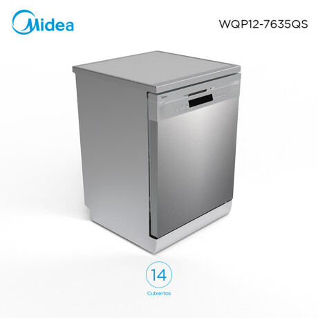 Lavavajillas Midea WQP127635QS 14 Cubiertos Inox