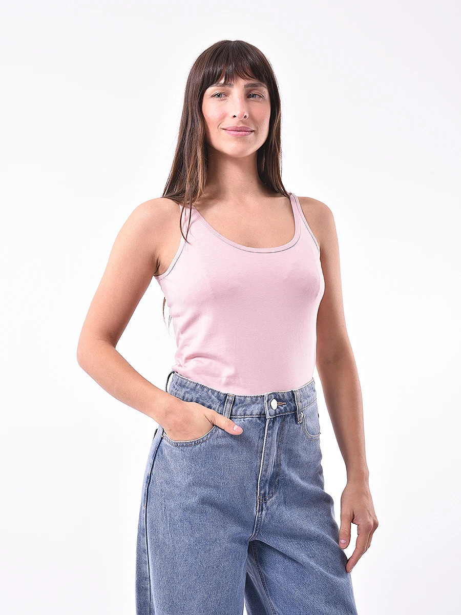 MUSCULOSA INTERIOR - ROSA VIEJO 