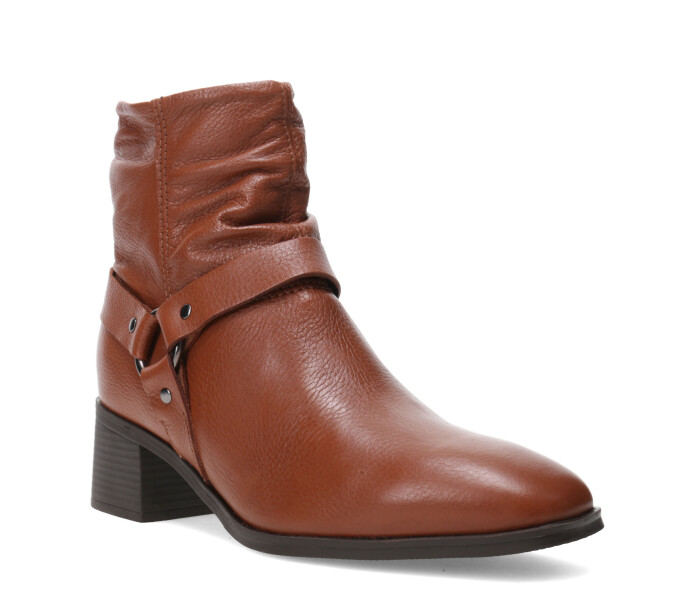 Botas de Mujer Bottero TULHE de Cuero Marrón Coñac