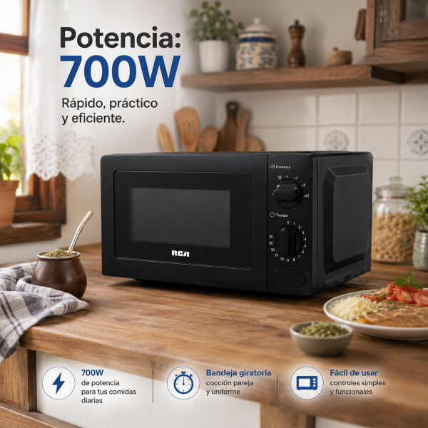 Microondas Rca 20l Rwuy20mec MICROONDAS RCA 20 L RWUY20MEC