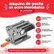 Máquina de pasta en acero inoxidable PLATEADO
