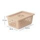 Caja organizadora con tapa M 5L CAPPUCCINO
