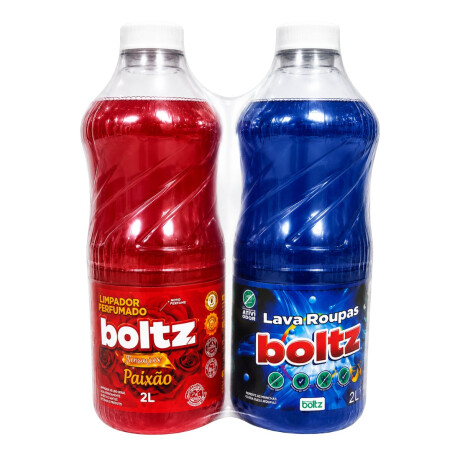 PACK BOLTZ DETERGENTE LIQUIDO PARA ROPA 2 LT + LIMPIADOR LIQUIDO PASION 2 LT PACK BOLTZ DETERGENTE LIQUIDO PARA ROPA 2 LT + LIMPIADOR LIQUIDO PASION 2 LT