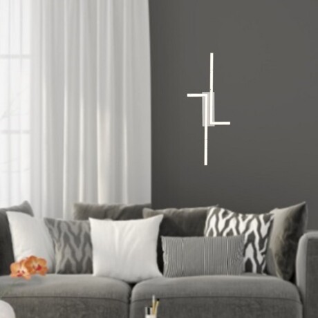 Aplique Led minimalista Diseño doble L 20W Cálido BLANCO