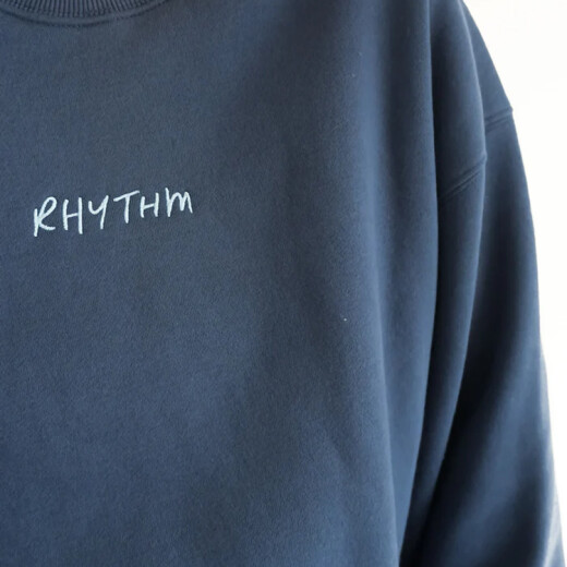 Buzo Rhythm Crew Neck Fleece - Azul Buzo Rhythm Crew Neck Fleece - Azul