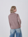Sweater Zippy Taupe / Mink / Vison