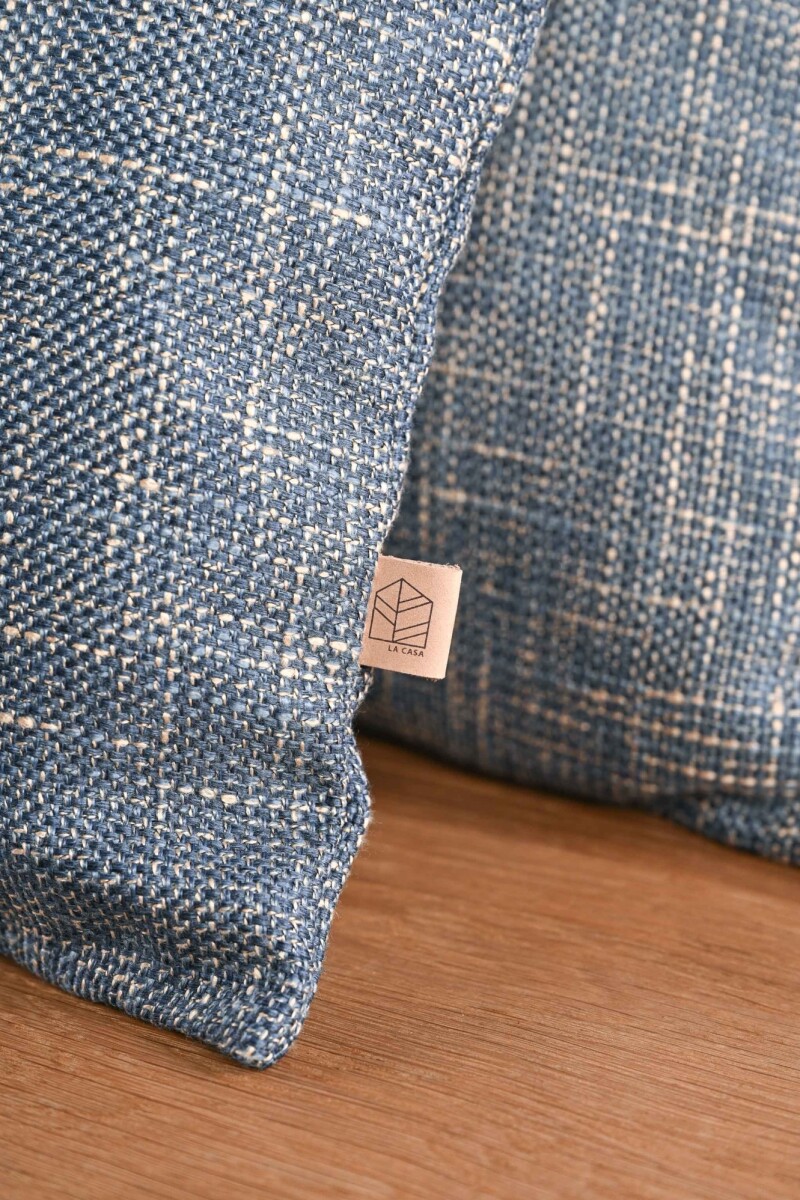 Almohadón Texturado Rectangular Azul