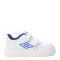 Championes Infantiles Umbro Steve II Infant Blanco - Azul Real