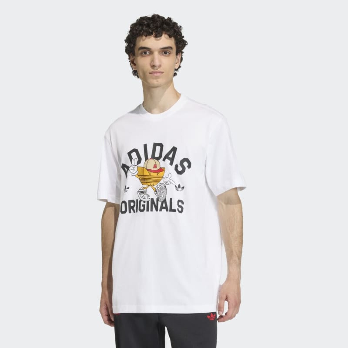 Remera Adidas Trifolio Series Character - Blanco 