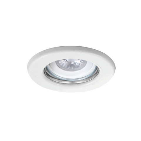 Luminaria de embutir fija redonda blanco GU10 Ø8cm JU0122