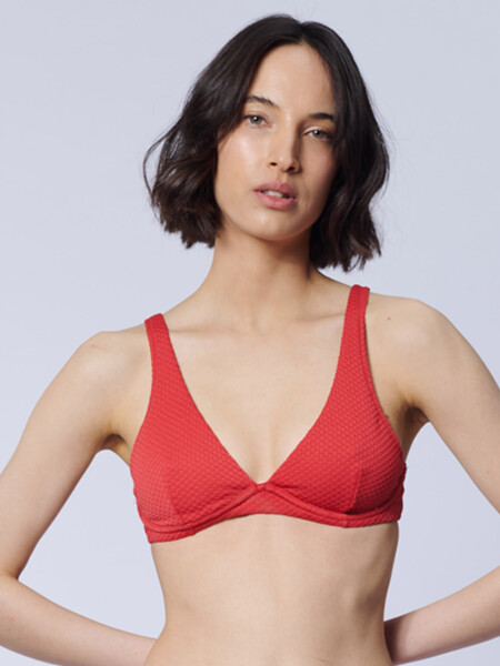 Top Textura Rojo