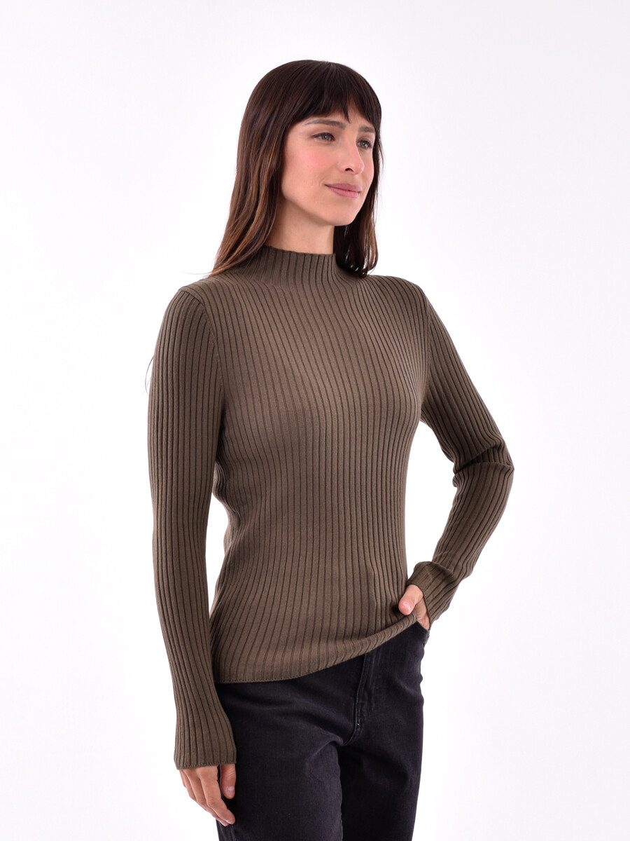 POLERA SOLE - OLIVA 